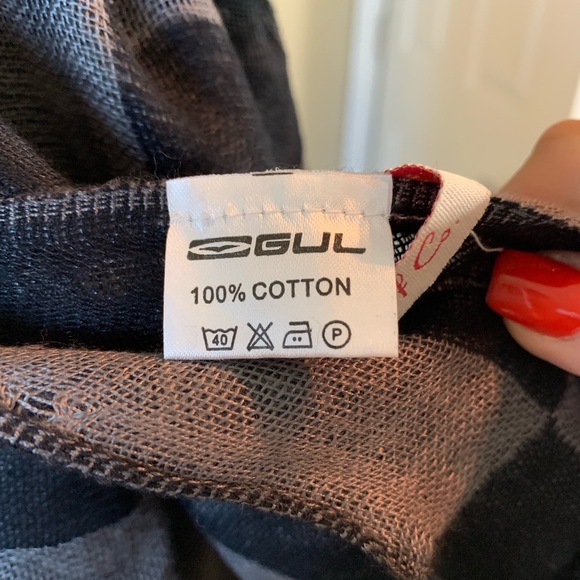 ❤️❤️FREE ❤️❤️ 100% Cotton Scarf Grey & Black - Picture 8 of 8